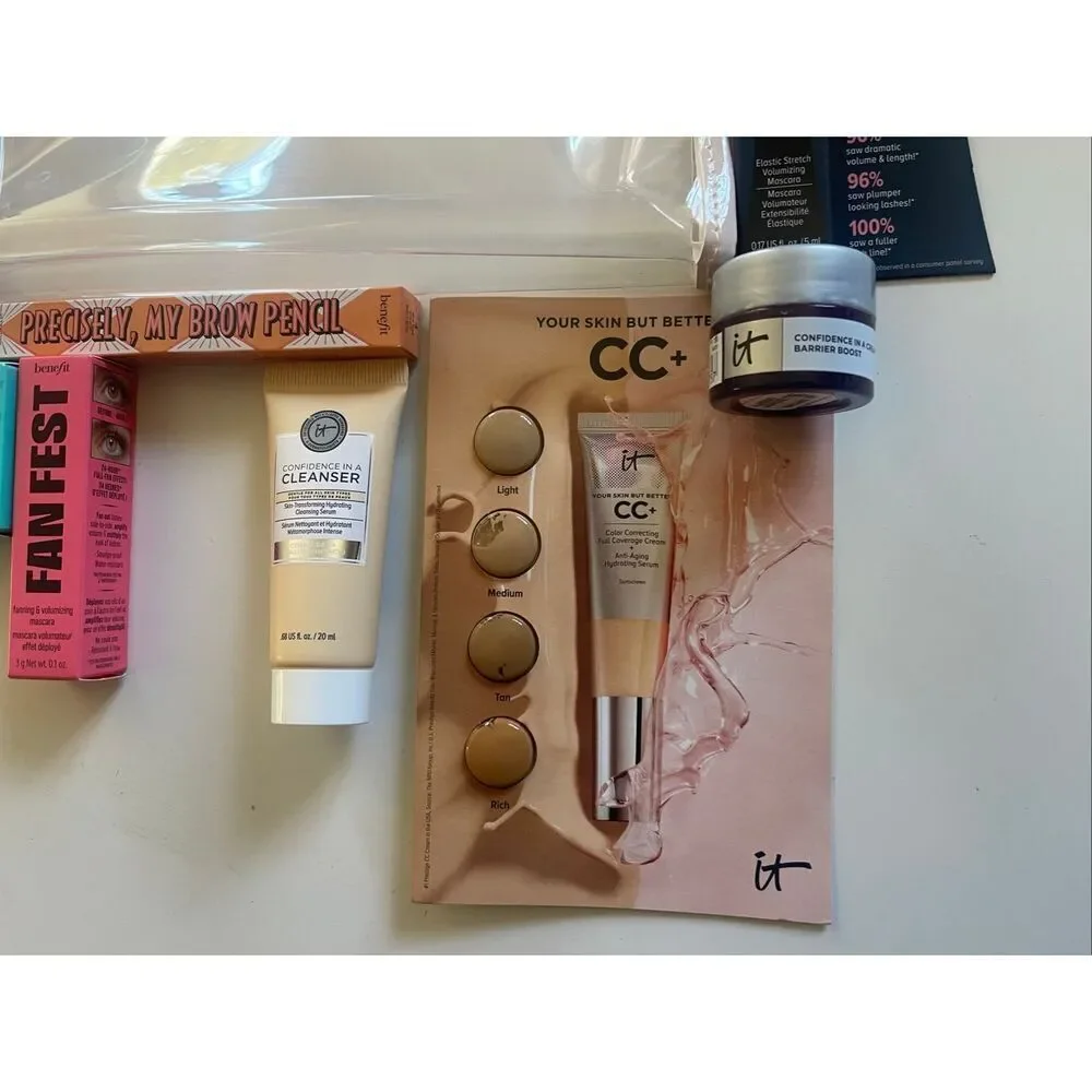 It Cosmetics & Benefit Travel Size 8 Item Lot ST872